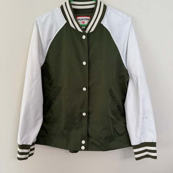 Hunter for Target Jackets & Blazers - Hunter for Target Green &‎ White Varsity Swing Jacket